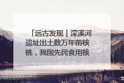 远古发现｜濛溪河遗址出土数万年前核桃，我国先民食用核桃历史大幅提前
