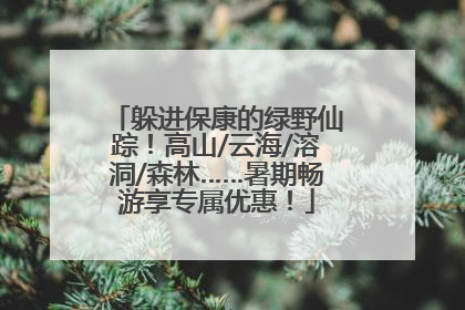 躲进保康的绿野仙踪！高山/云海/溶洞/森林……暑期畅游享专属优惠！