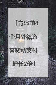 青岛前4个月外籍游客移动支付增长2倍