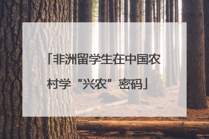 非洲留学生在中国农村学“兴农”密码
