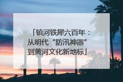 镇河铁犀六百年：从明代“防汛神器”到黄河文化新地标