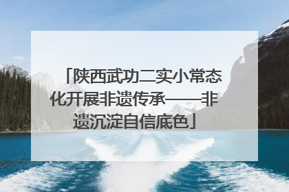 陕西武功二实小常态化开展非遗传承——非遗沉淀自信底色