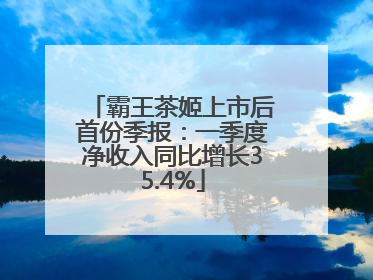 霸王茶姬上市后首份季报：一季度净收入同比增长35.4%