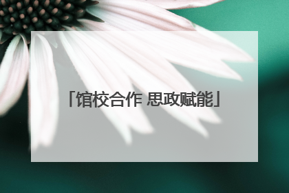 馆校合作 思政赋能