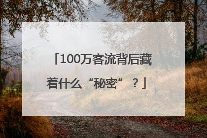 100万客流背后藏着什么“秘密”？