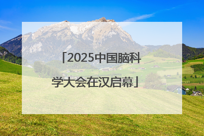 2025中国脑科学大会在汉启幕