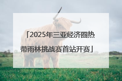 2025年三亚经济圈热带雨林挑战赛首站开赛