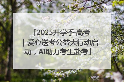 2025升学季·高考｜爱心送考公益大行动启动，AI助力考生赴考