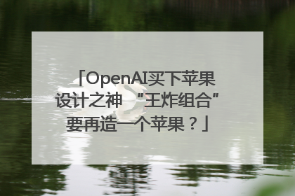 OpenAI买下苹果设计之神 “王炸组合”要再造一个苹果？